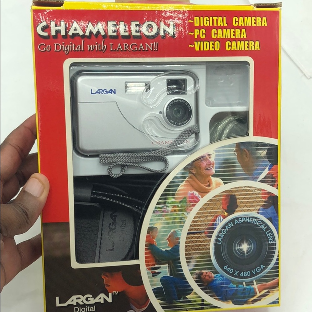 New Sealed Largan Chameleon Digital Camera Complete In Box VGA PC Video Camera